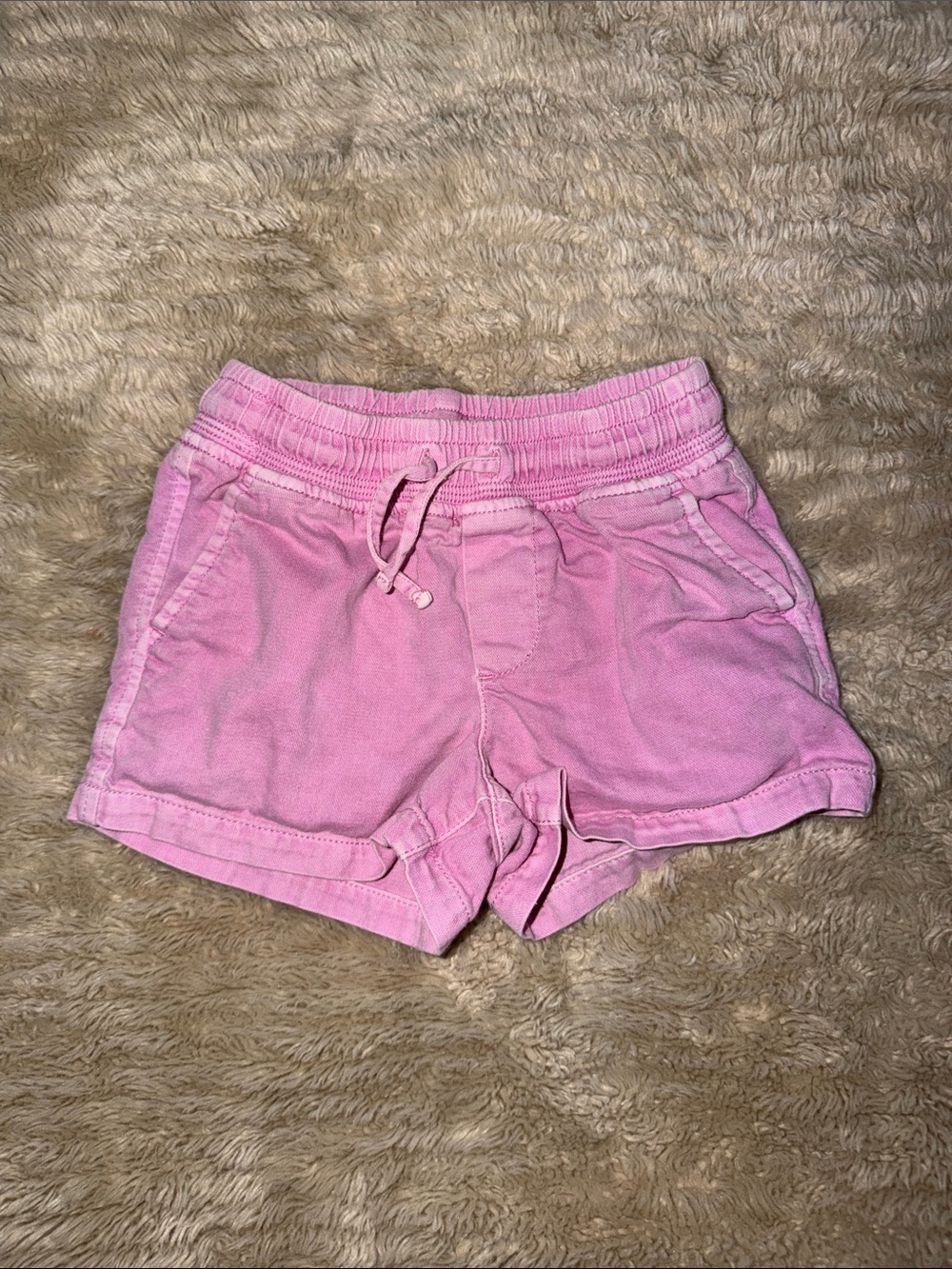 GAP Pink Girls' Drawstring Athletic Shorts